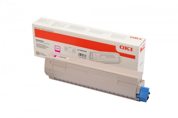 OKI C800 Toner Magenta C833dn OKI C843dn 46443102 HC 10.000 Seiten