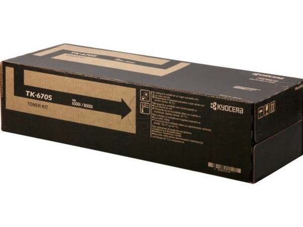 Kyocera TK-6705 Toner Black 1T02LF0NL0 TASKALFA 6500 8000 8001