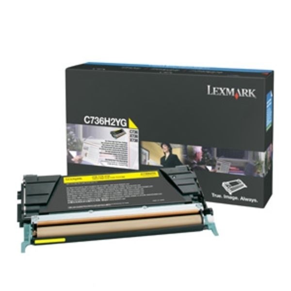 Lexmark C736 X736 X738 Toner Yellow 10.000 Seiten