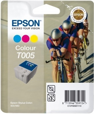 Epson Tintenpatrone T005 Tri-Pack für Stylus Color 900 980