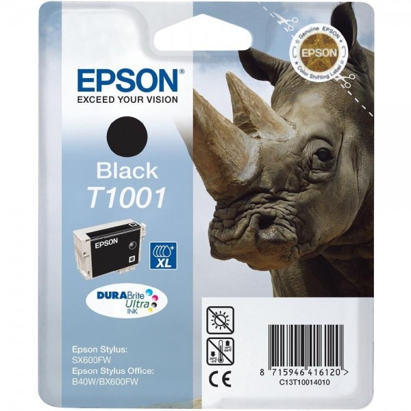 Epson Tintenpatrone T1001 Black für Stylus SX600FW Stylus Office B40W BX600FW