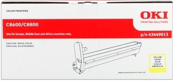 OKI Bildtrommeleinheit Yellow für C8600DN OKI C8800DN 43449013 Original Drum