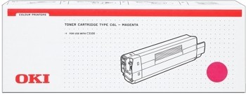 OKI Original Toner Magenta OKI C3100 42804514 Top Preis!!
