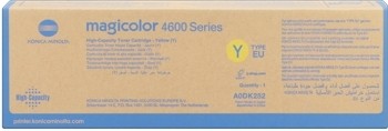 Konica Minolta Toner A0DK252 HC Yellow MC4600 MC4650 MC4690 MC4695