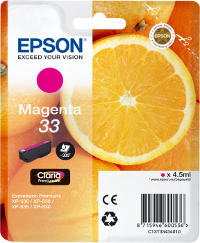 Epson Tintenpatrone T33 Magenta Expression Premium Epson XP-530 XP-630 XP-635 XP-830