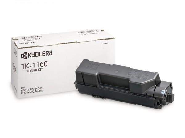 Kyocera TK-1160 Toner Schwarz für Ecosys P2040 P2040dw 1T02RY0NL0