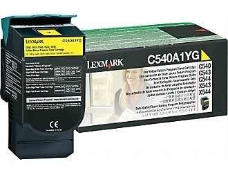 Lexmark Toner Yellow C540 CC543 544 X543 X544 X546 X548 1.000 Seiten C540A1YG