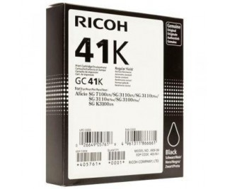 RICOH AFICIO GC-41K Gel Cartridge Schwarz SG 3100SNw SG 3110DNw