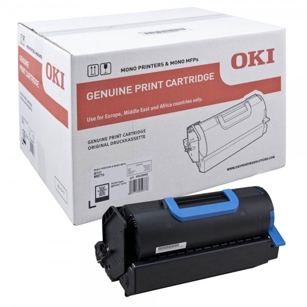 OKI 45439002 Toner Black für OKI MB770DN OKI B731DNW Original 36.000 Seiten